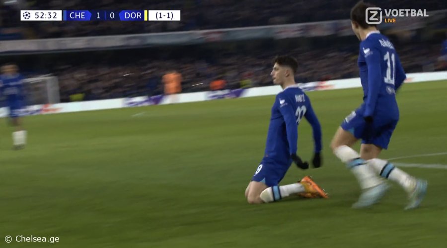 VIDEO: ჰავერცმა შეასრულა! - "ჩელსი" უკვე 2 ბურთით იგებს